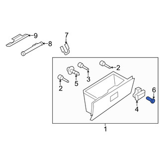 Mazda OE - Glove Box Lock Kit