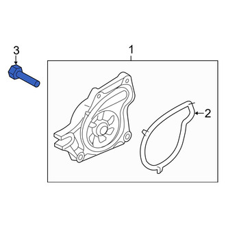 Mazda OE - Folding Seat Latch Bolt