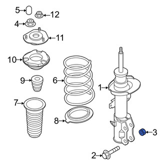 Mazda OE - Suspension Strut Nut