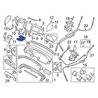 Mazda OE - Instrument Panel Cover