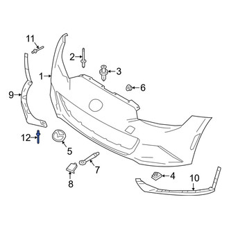 Mazda OE - Bumper Splash Shield Rivet