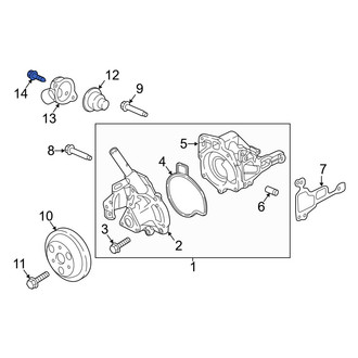 Mazda OE - Engine Oil Filter Adapter Bolt