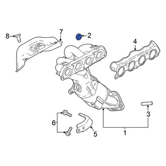 Mazda OE - Exhaust Manifold Nut