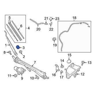 Mazda OE - Wiper Arm Cap