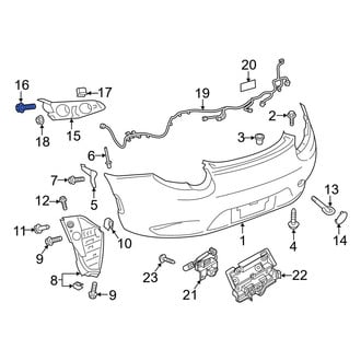 Mazda OE - Radiator Support Splash Shield Screw