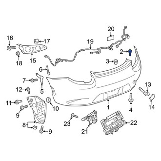 Mazda OE - Radiator Support Splash Shield Screw