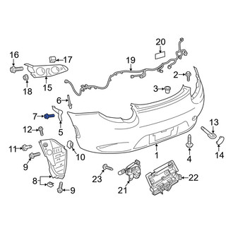 Mazda OE - Bumper Splash Shield Screw