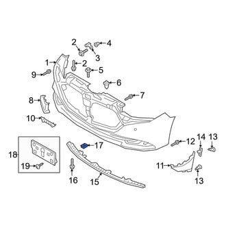 Mazda OE - Headlight Mounting Nut
