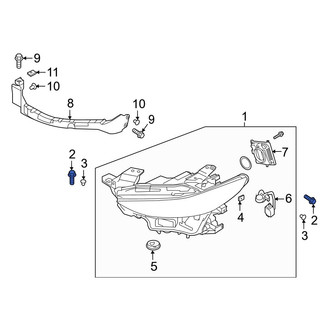 Mazda OE - Upper Radiator Support Access Cover Bolt