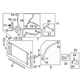 Mazda OE - Engine Coolant Reservoir Nut
