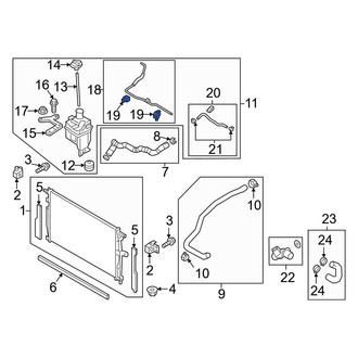Mazda OE - Engine Coolant Reservoir Hose Clamp