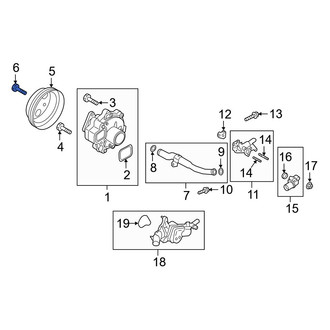 Mazda OE - Vapor Canister Purge Solenoid Bolt