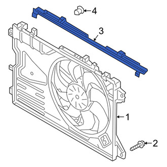 Mazda OE - Front Upper Radiator Support Air Duct