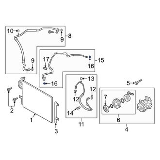 Mazda OE - A/C Refrigerant Line O-Ring