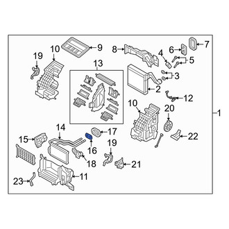 Mazda OE - HVAC Heater Core Gasket
