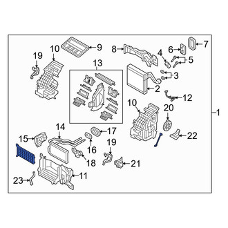 Mazda OE - HVAC Unit Case Assembly