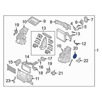 Mazda OE - HVAC Recirculation Door Actuator Link