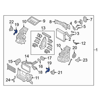 Mazda OE - HVAC Recirculation Door Actuator Link