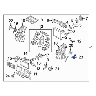 Mazda OE - HVAC Floor Mode Door Actuator