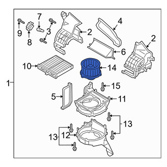 Mazda OE - HVAC Blower Motor