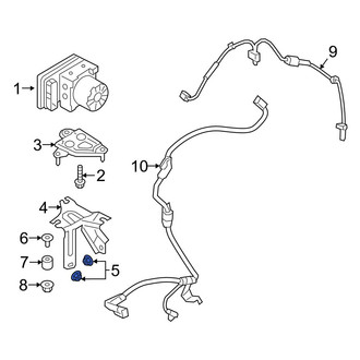 Mazda OE - ABS Hydraulic Assembly Nut