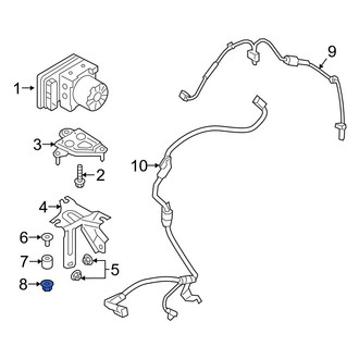 Mazda OE - ABS Hydraulic Assembly Nut