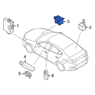 Mazda OE - Anti-Theft Alarm Siren
