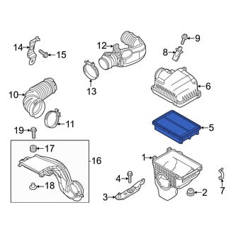 Mazda OE - Engine Air Filter