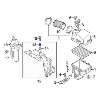 Mazda OE - Engine Air Duct Insulator
