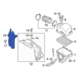 Mazda OE - Engine Air Intake Resonator