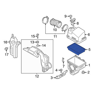 Mazda OE - Engine Air Filter