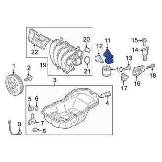 Mazda OE - Engine Oil Filter Adapter