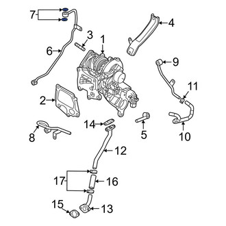 Mazda OE - Turbocharger Oil Line Gasket