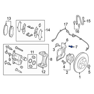 Mazda OE - ABS Wheel Speed Sensor Bolt