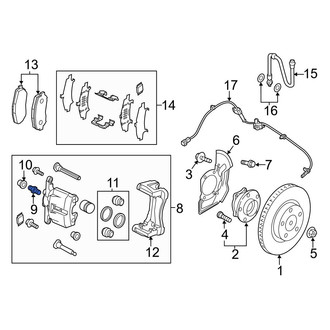 Mazda OE - Rear Brake Bleeder Screw
