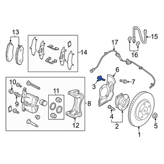 Mazda OE - Axle Hub Mounting Bolt