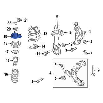 Mazda OE - Front Suspension Strut Mount