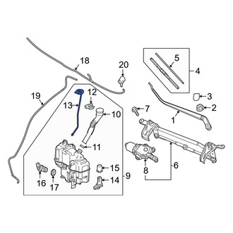 Mazda OE - Front Washer Fluid Reservoir Cap