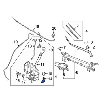 Mazda OE - Washer Fluid Level Sensor