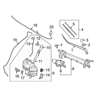 Mazda OE - Washer Fluid Level Sensor Seal