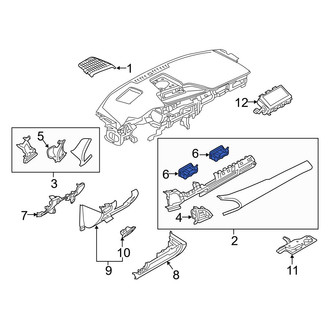 Mazda OE - Inner Dashboard Air Vent