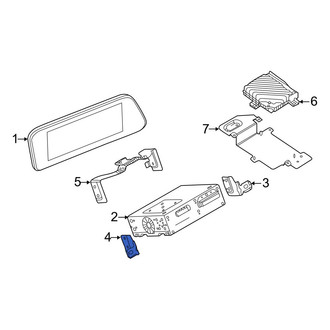 Mazda OE - Left Radio Bracket