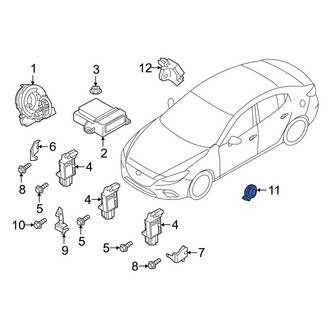Mazda OE - Center Air Bag Impact Sensor