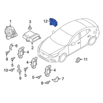 Mazda OE - Rear Air Bag Impact Sensor