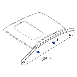 Mazda OE - Center Roof Molding Cap