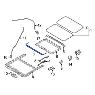 Mazda OE - Sunroof Deflector