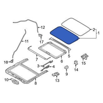 Mazda OE - Sunroof Glass