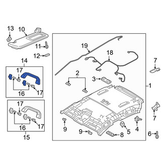 Mazda OE - Front Interior Grab Bar