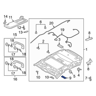 Mazda OE - Rear Dome Light