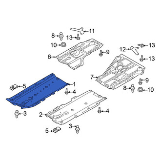 Mazda OE - Front Right Floor Pan Splash Shield